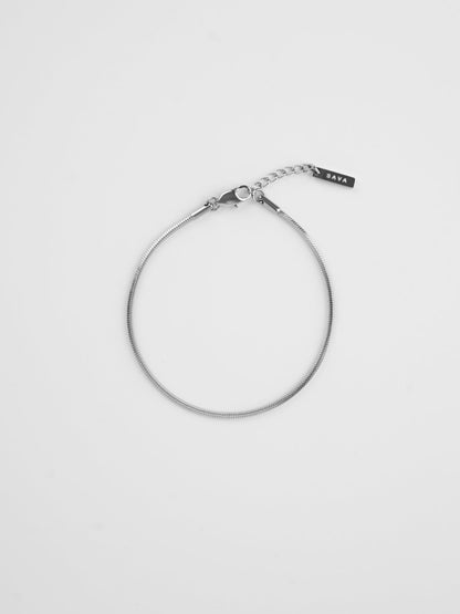VIERKANTE ARMBAND | Zilver