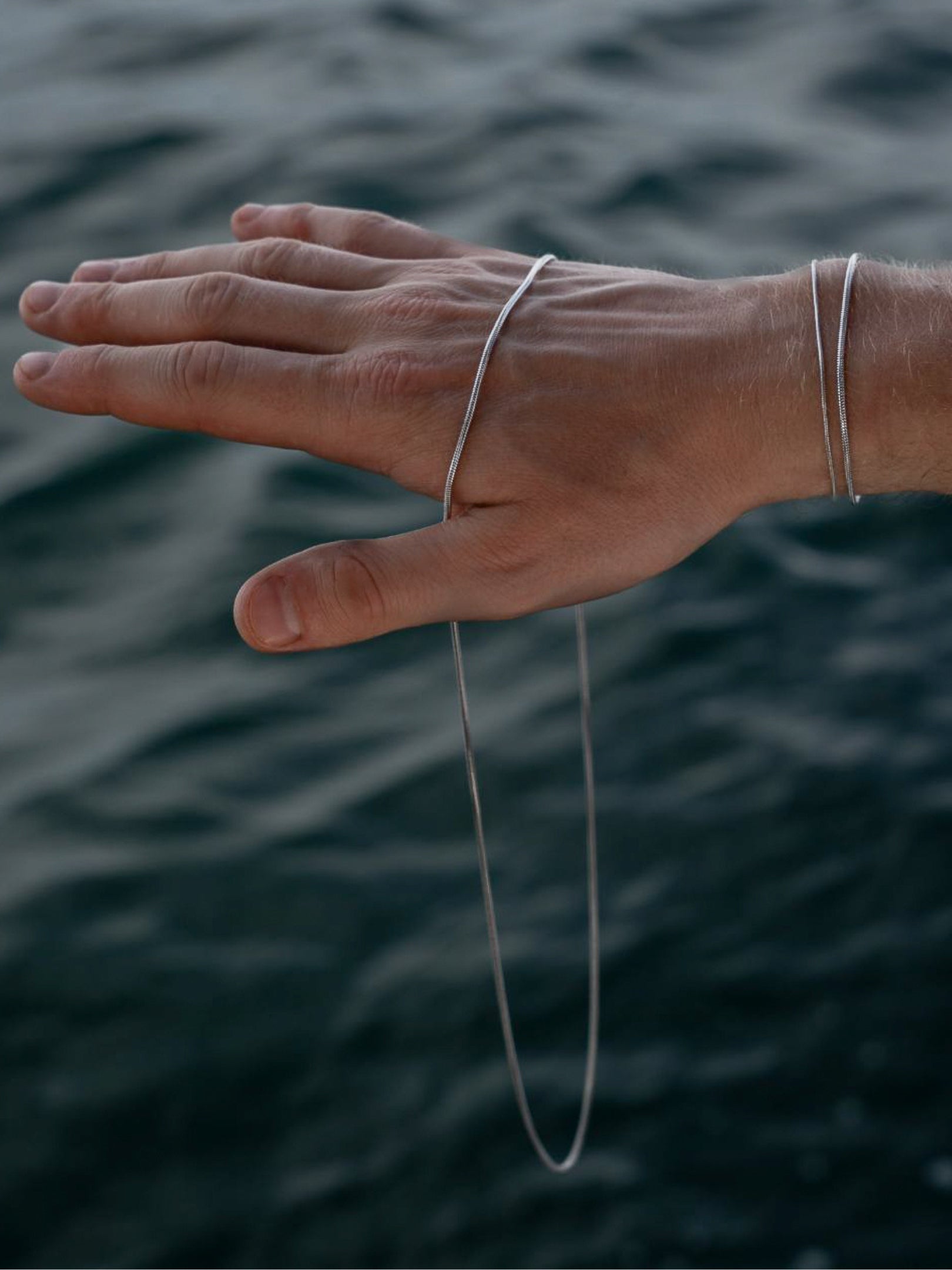 VIERKANTE KETTING | Zilver