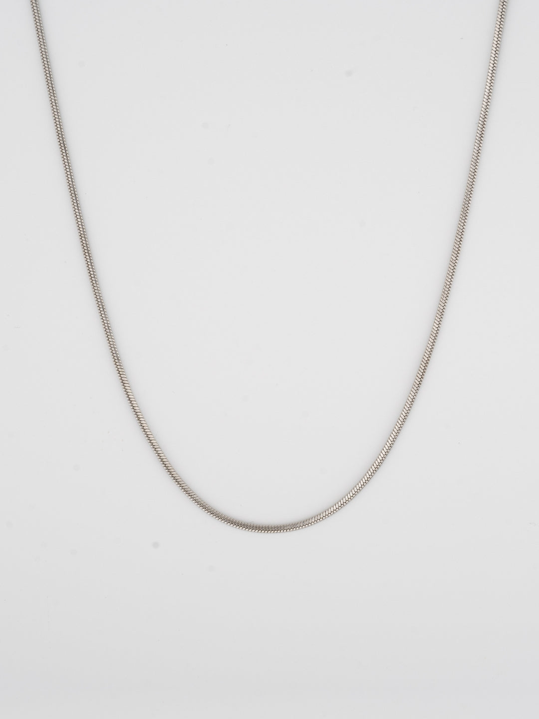 VIERKANTE KETTING | Zilver