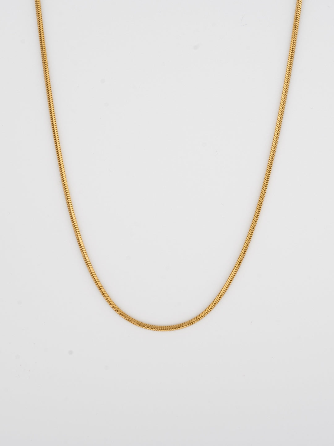 VIERKANTE KETTING | 18K Goud