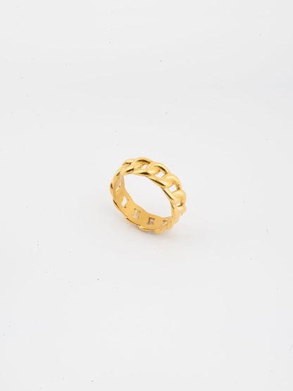 CUBANSE RING | 18K Goud