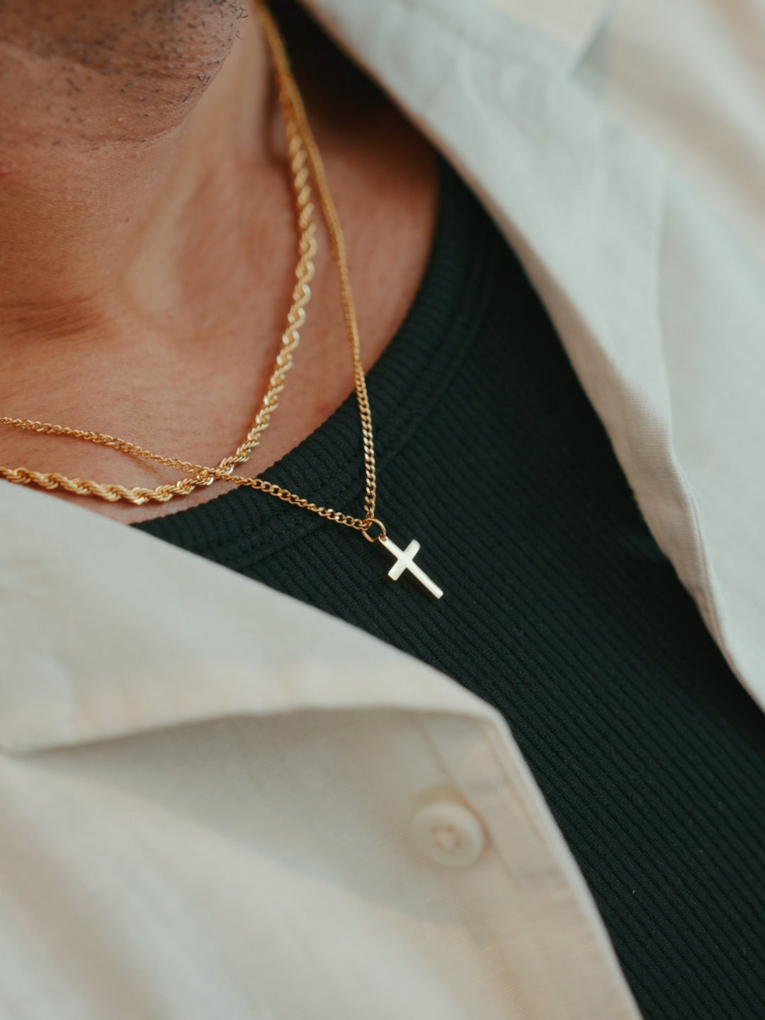 CHRISTELIJKE KETTINGSET | 18K Goud