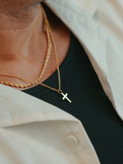 KRUISKETTING | 18K Goud